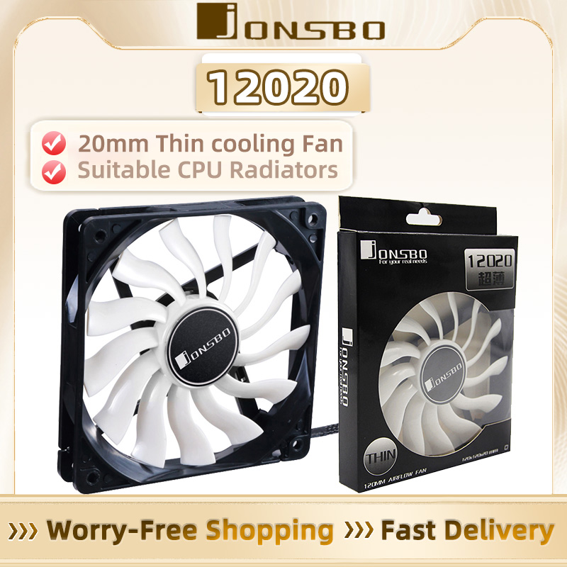 Pc Chassis - JONSBO 12020 120mm DC 12V 3Pin/4Pin