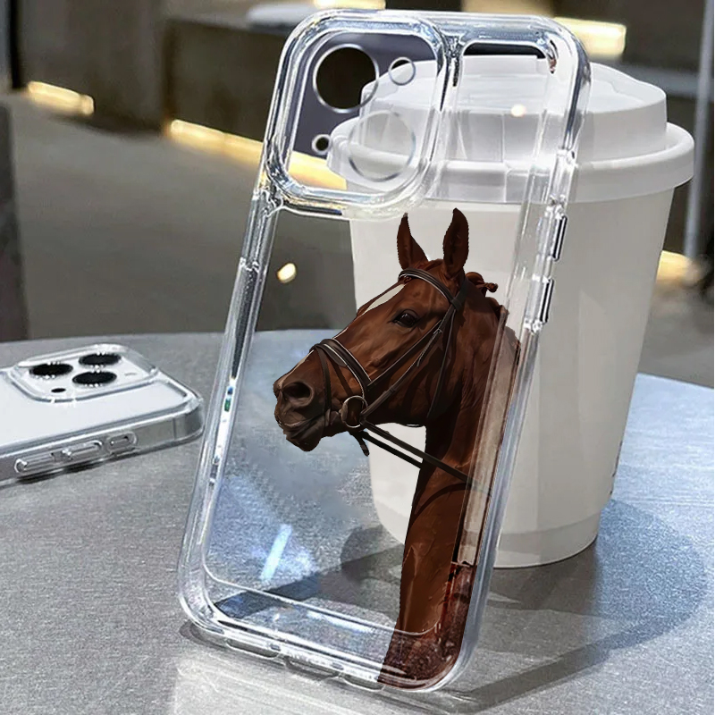 Mini Pc Case - Animal Horse Soft Phone Cover Case