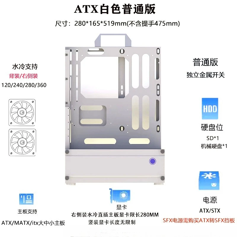 Open Chassis 240/360 Water-Coo - огляд і ціна Pc Chassis