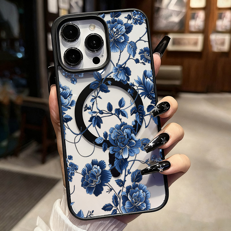 Luxury Vintage Blue Floral Mag - огляд і ціна Computer Case