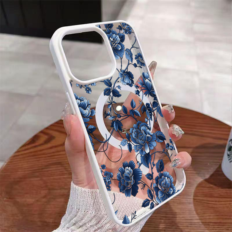 Luxury Vintage Blue Floral Mag - огляд і ціна Computer Case