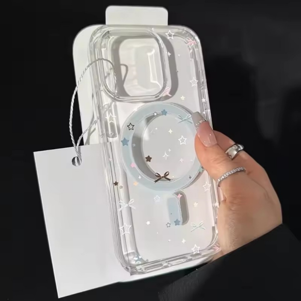 Star Bow Print Clear Phone Cas - огляд і ціна Mini Pc Case
