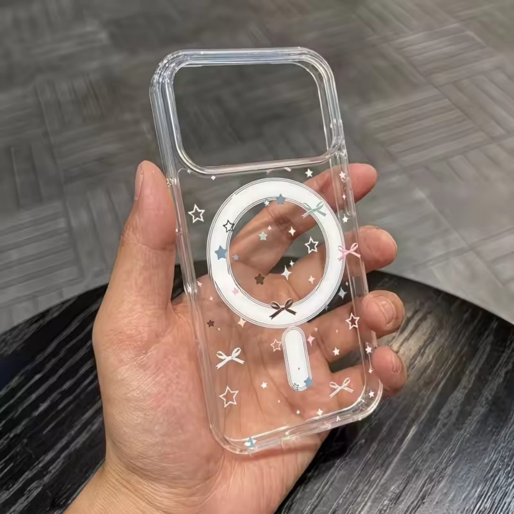 Star Bow Print Clear Phone Cas - огляд і ціна Mini Pc Case