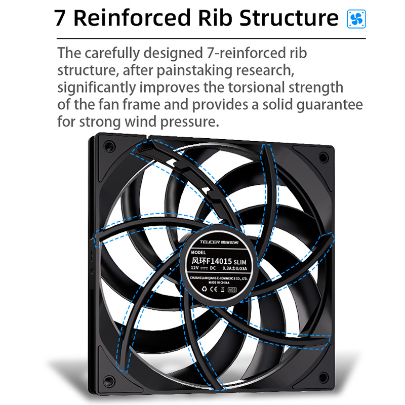 TEUCER F14015 SLIM 140mm PWM S - огляд і ціна Pc Chassis