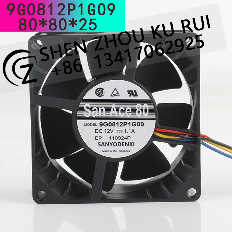 Sanyo 12V 1.1A AC EC 8038 80x8 - огляд і ціна Case Fan Controller