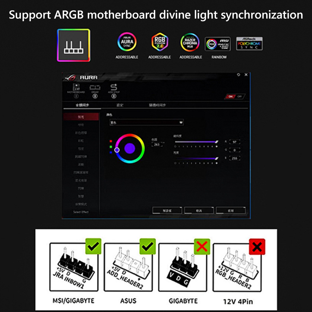 120mm PC Fan 24LEDs 9-blade Lu - огляд і ціна Pc Chassis