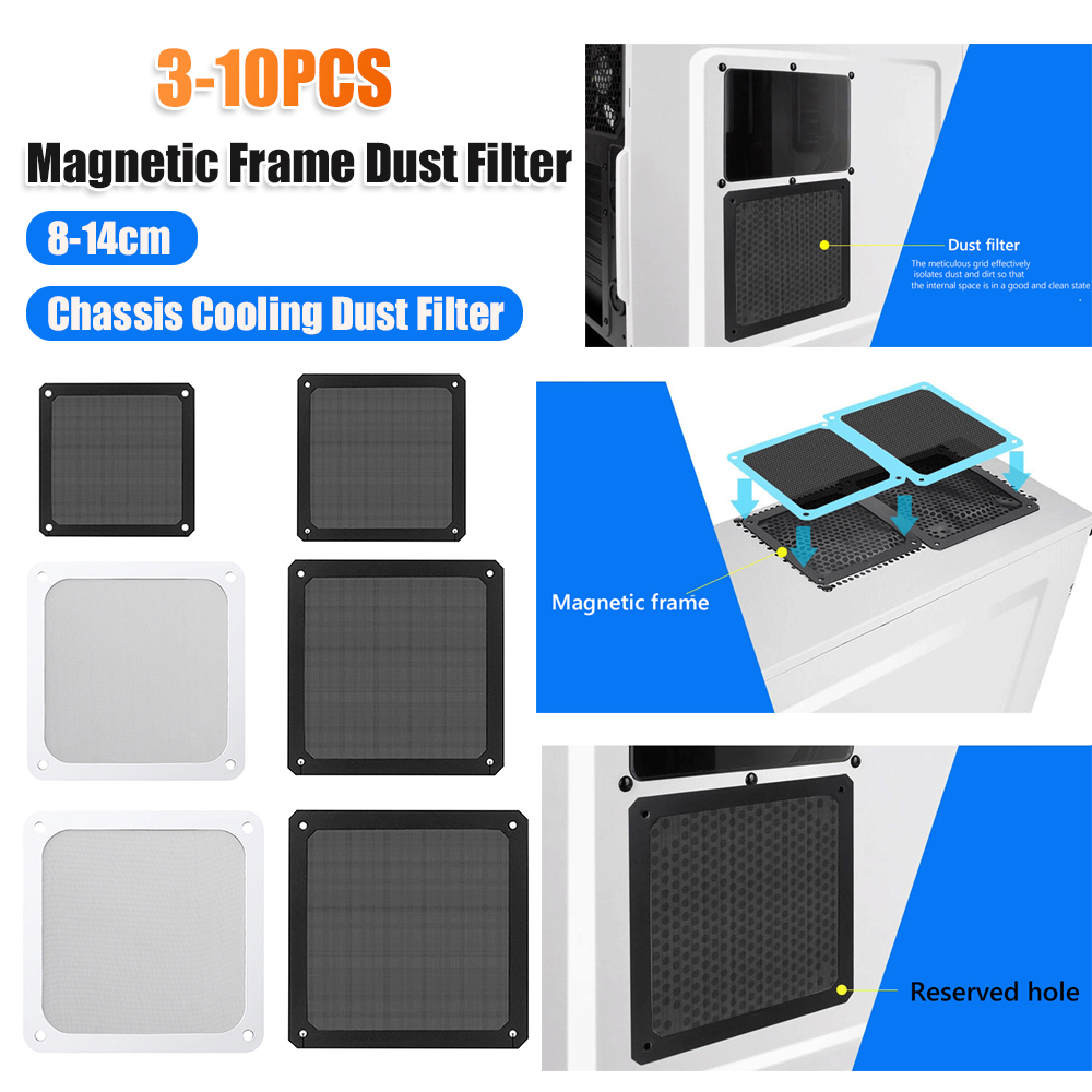 8-14cm PC Computer Case Coolin - огляд і ціна Dust Filter Pc