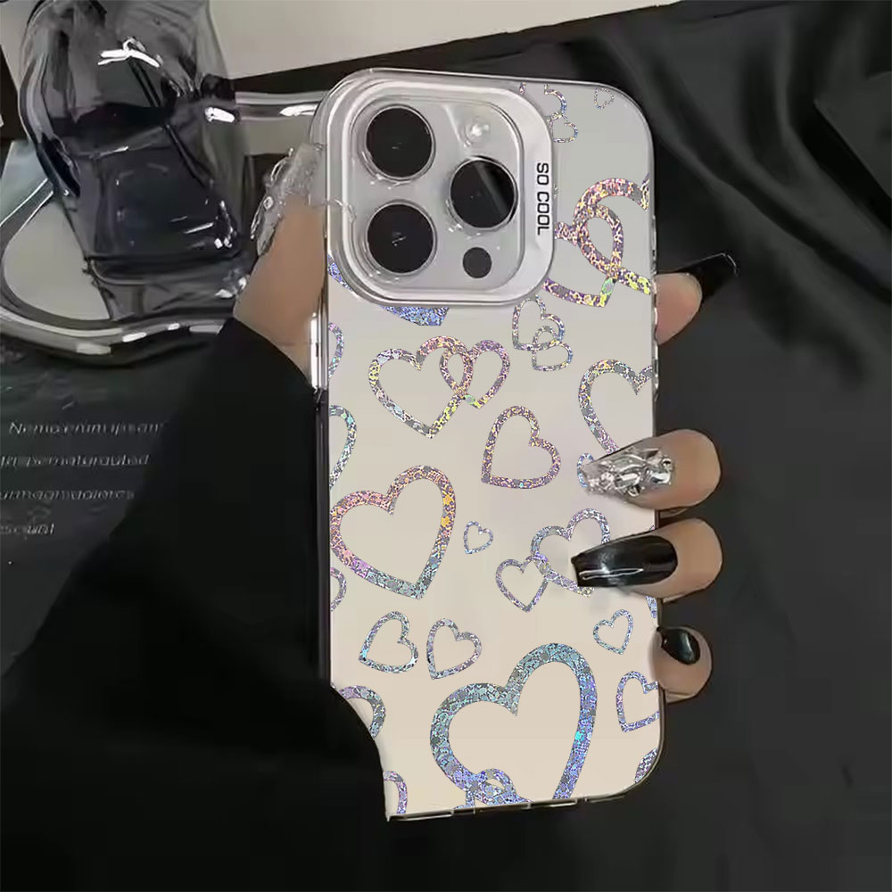 Colorful Heart Print Case For  - огляд і ціна Matte Pc Case