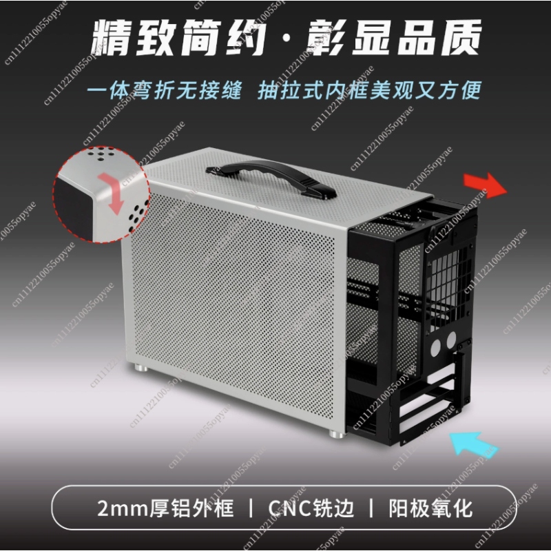 D3 Aluminum Mini PC Case 280 W - огляд і ціна Pc Chassis