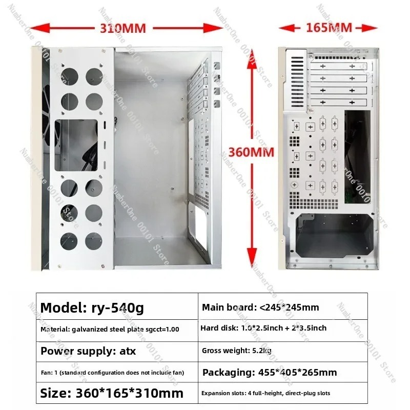 Wall-Mounted Small Case ATX Po - огляд і ціна Atx Case