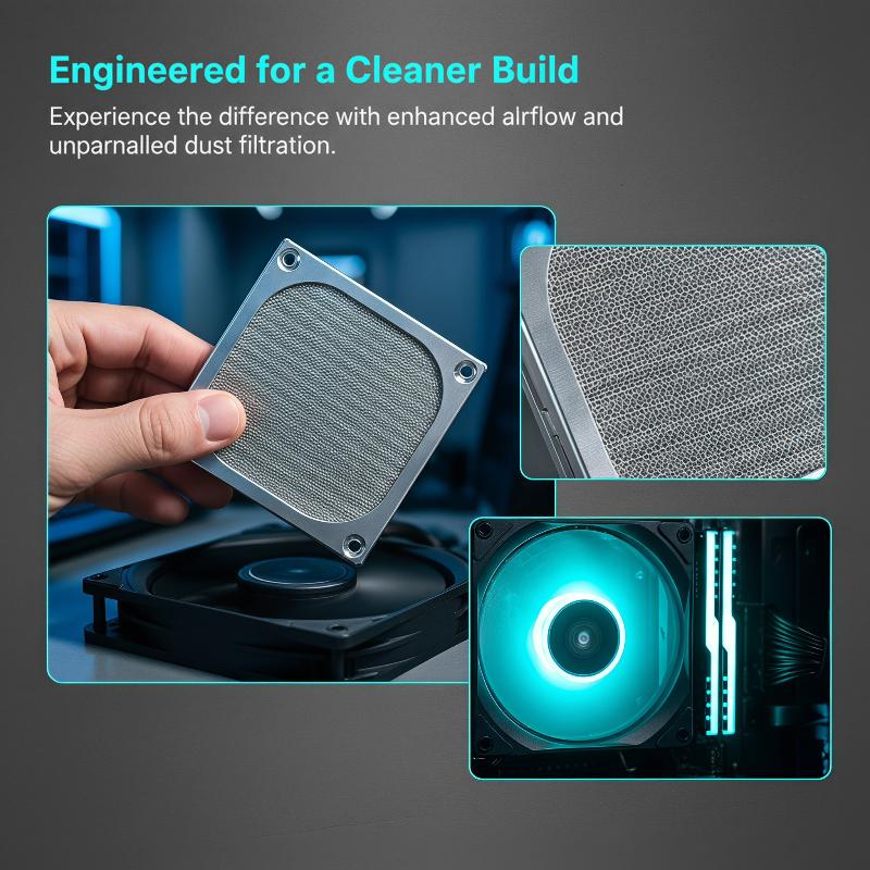 Metal Cooling Fan Dust Protect - огляд і ціна Dust Filter Pc